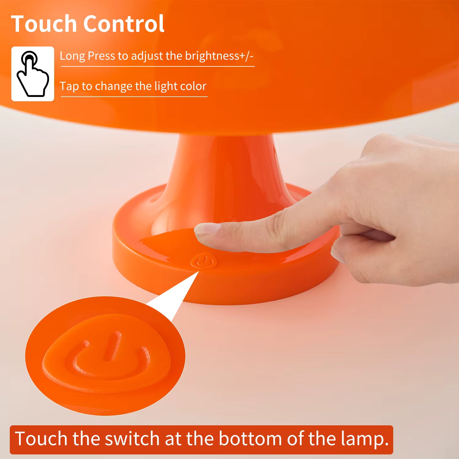 Lampe de Table Champignon Classique - DeLeds