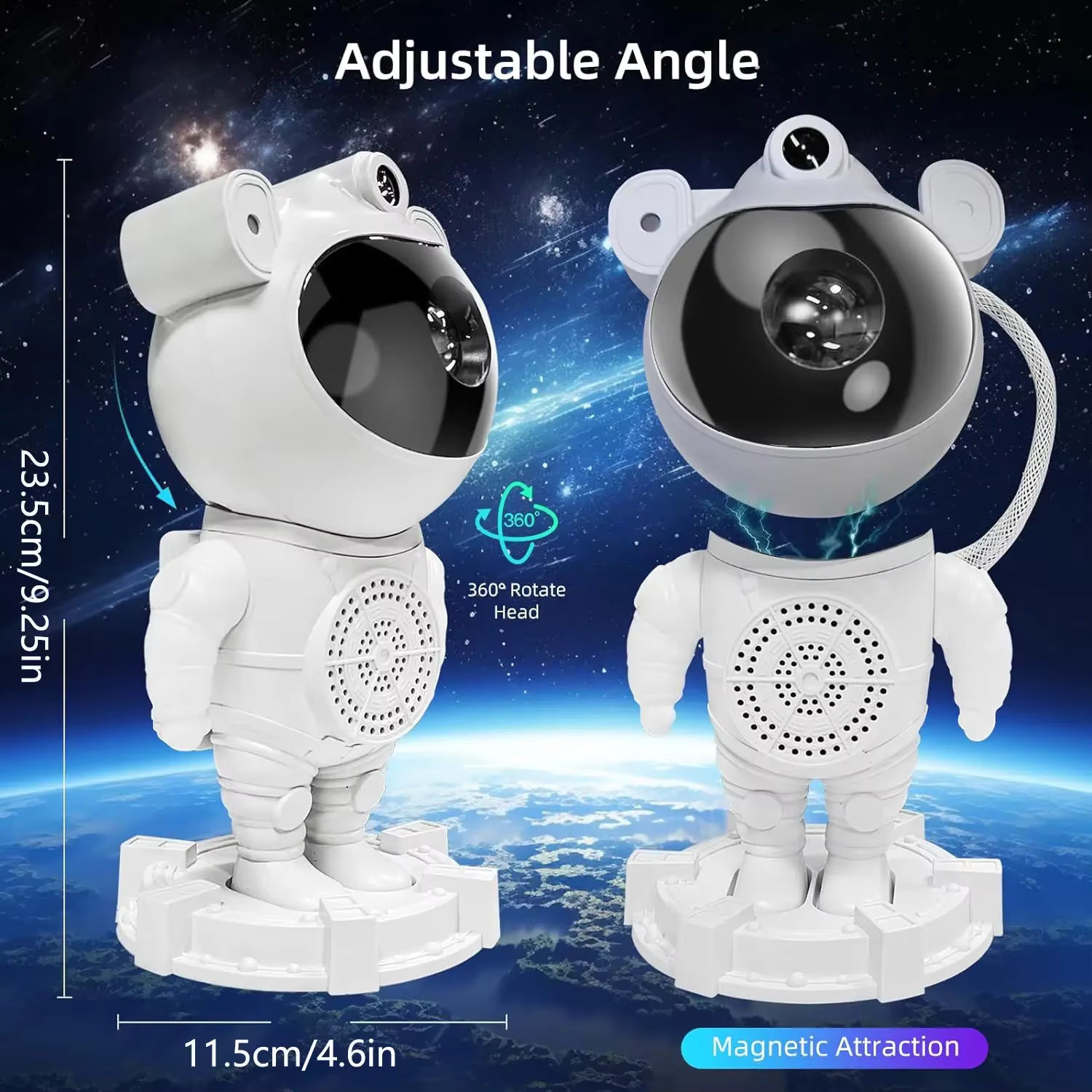 LED de Projection de Ciel Étoilé – Astronaut Projector Galaxy Nightlight - DeLeds